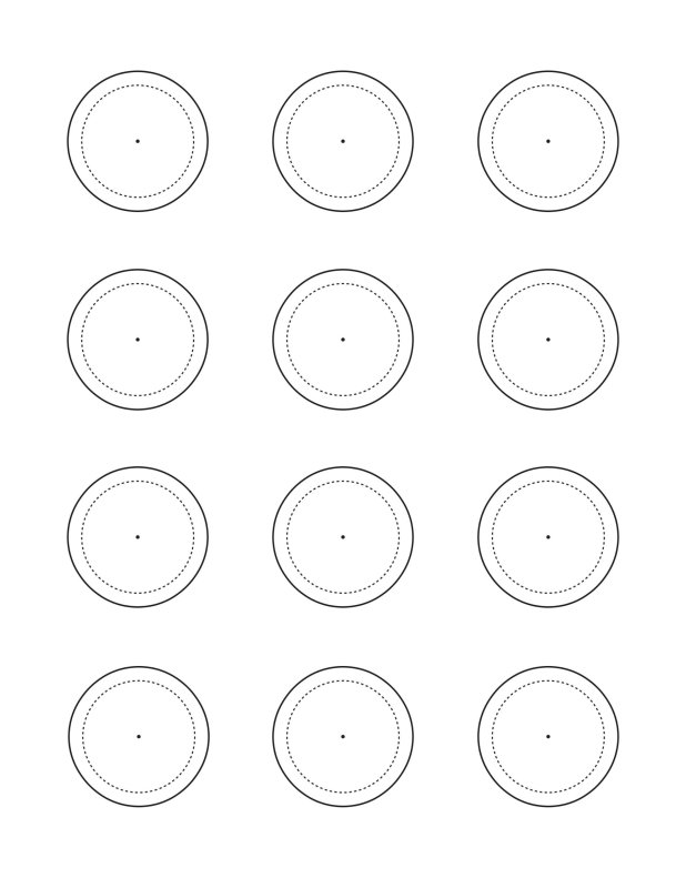 Трафарет для макарун