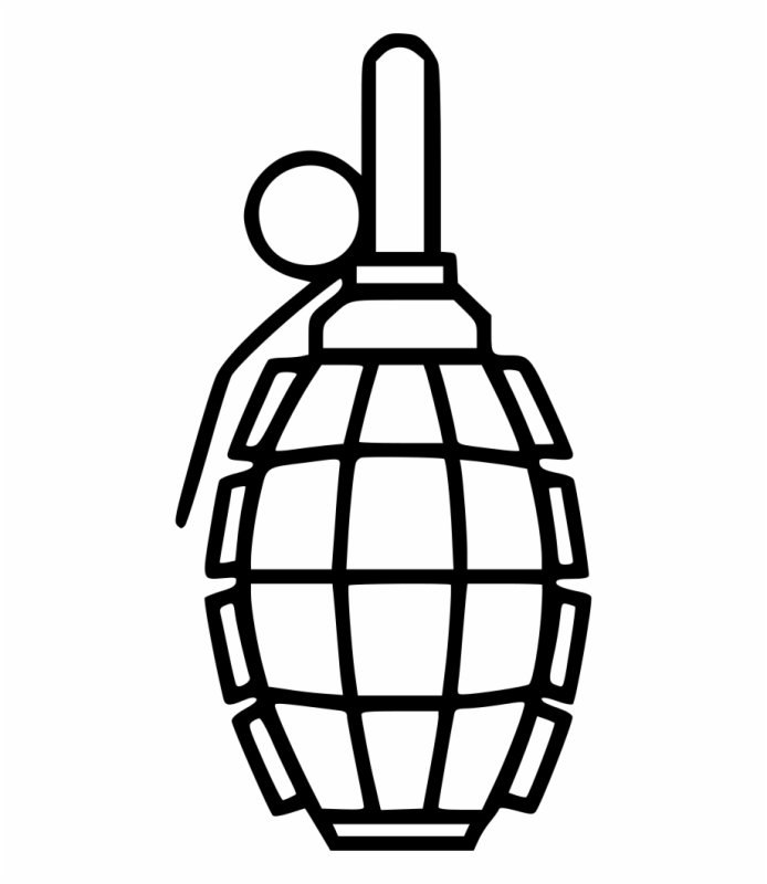 Бомба рисунок