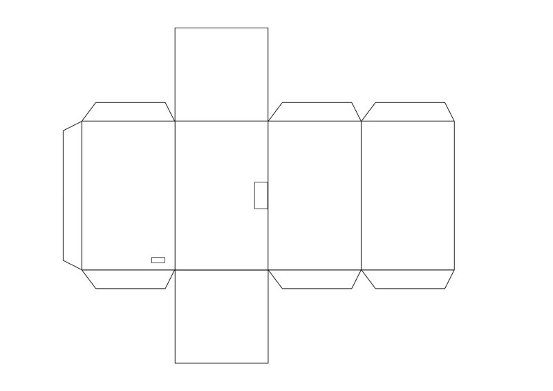 Развертка коробочки