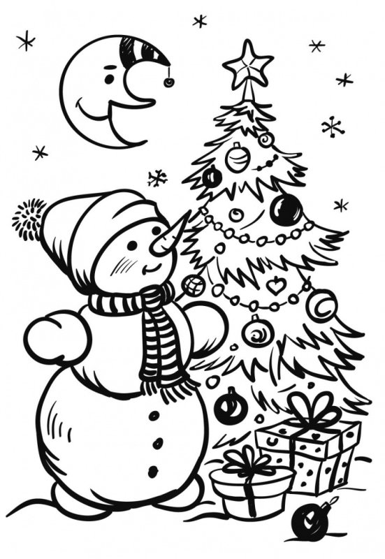 Новогодние рисунки для детей