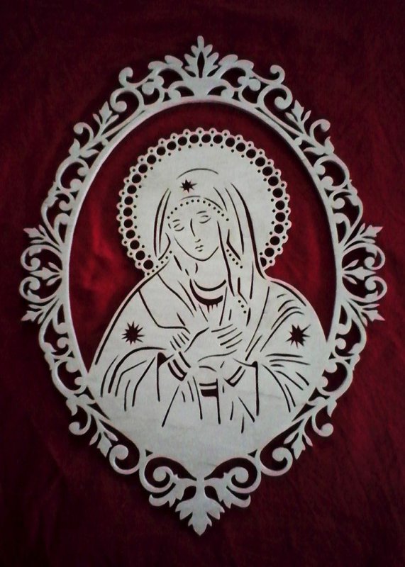 Икона лазерная резка