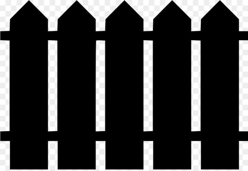 Забор трафарет