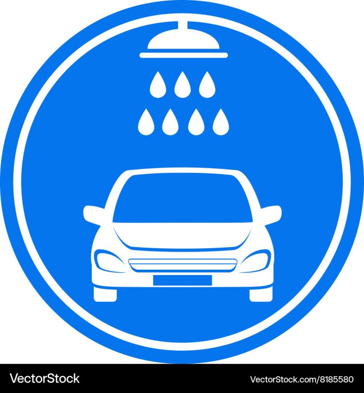 Эмблема автомойки