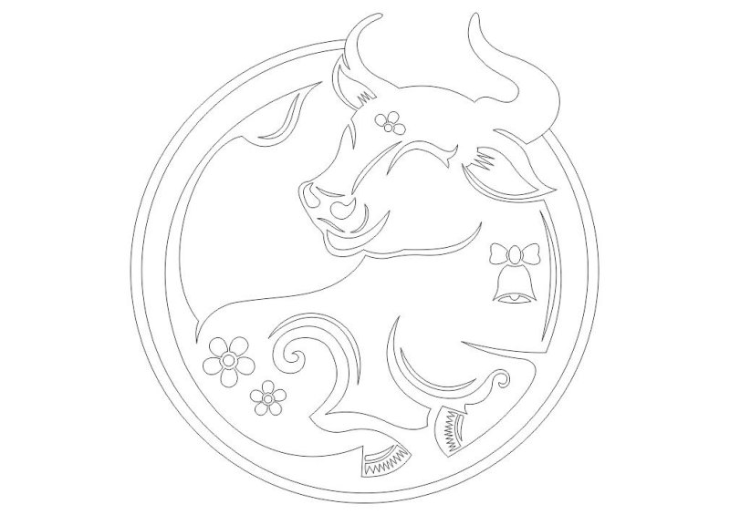 Новогодние вырезалки на окна 2022 год