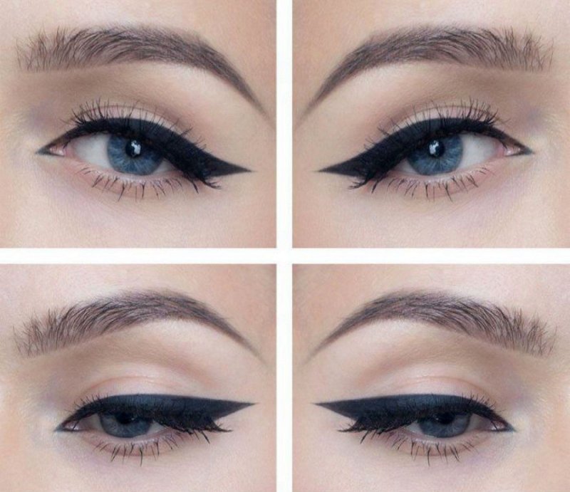 Стрелки на нависшее веко пошагово для начинающих