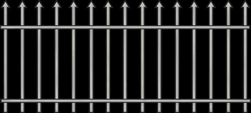 Решетка ограждения металлическая: ОС-т15-00 высотой более 1,6 м