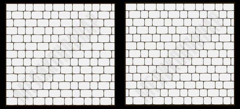 Схема укладки брусчатки новый город