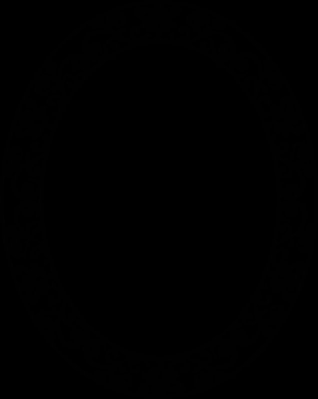 Овал узорный