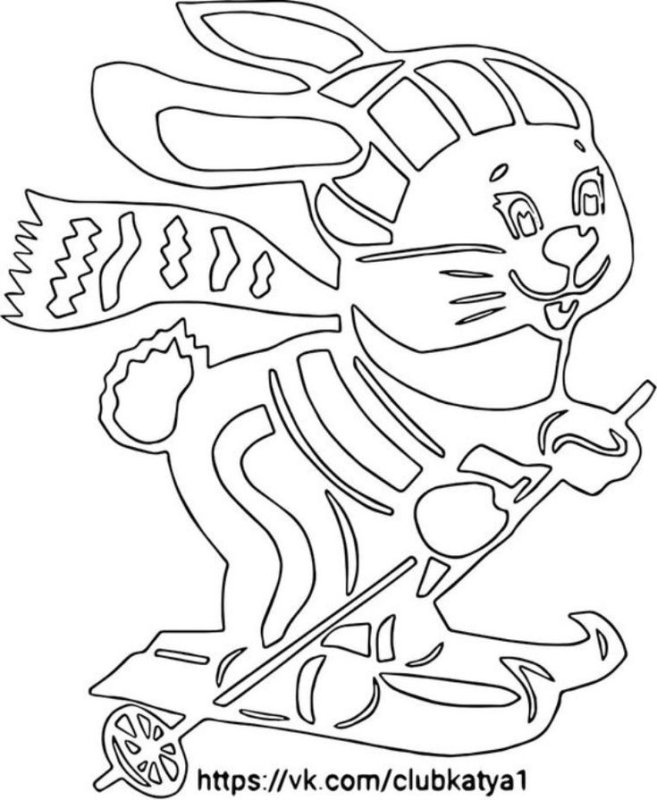 Трафареты для вырезания на окна