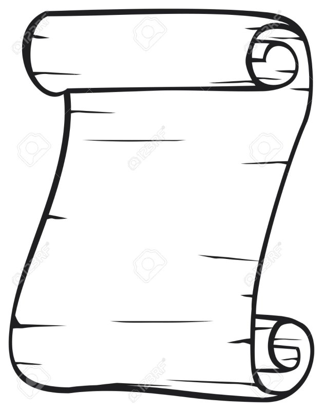 Свиток бумаги