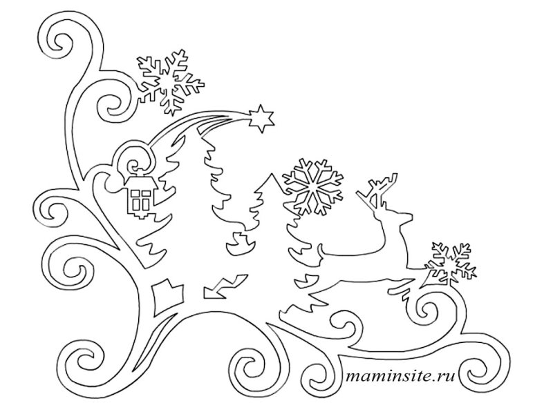 Трафарет "окна"