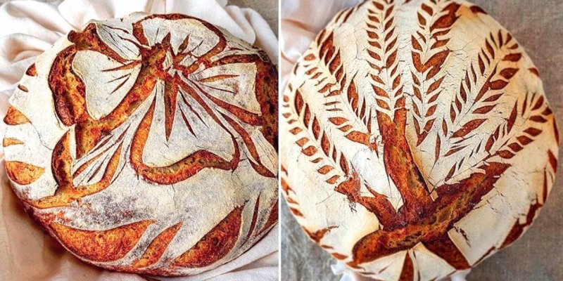 Узоры на хлебе
