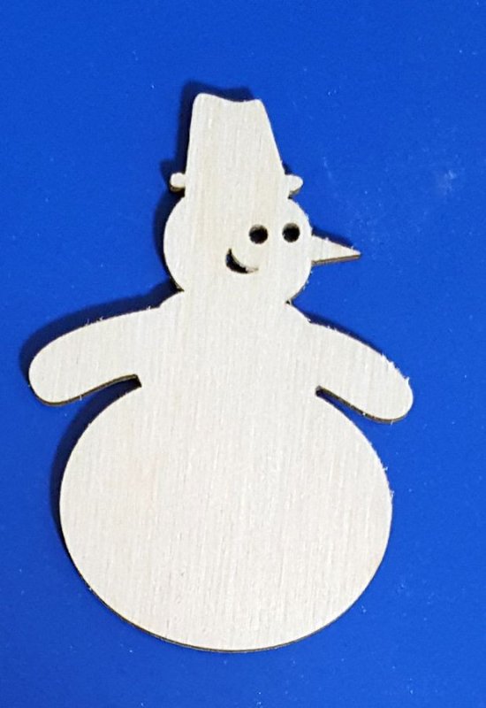 Фигурки снеговика из фанеры