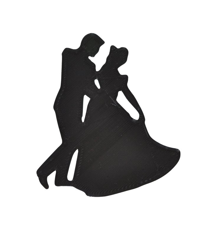 Силуэт молодоженов