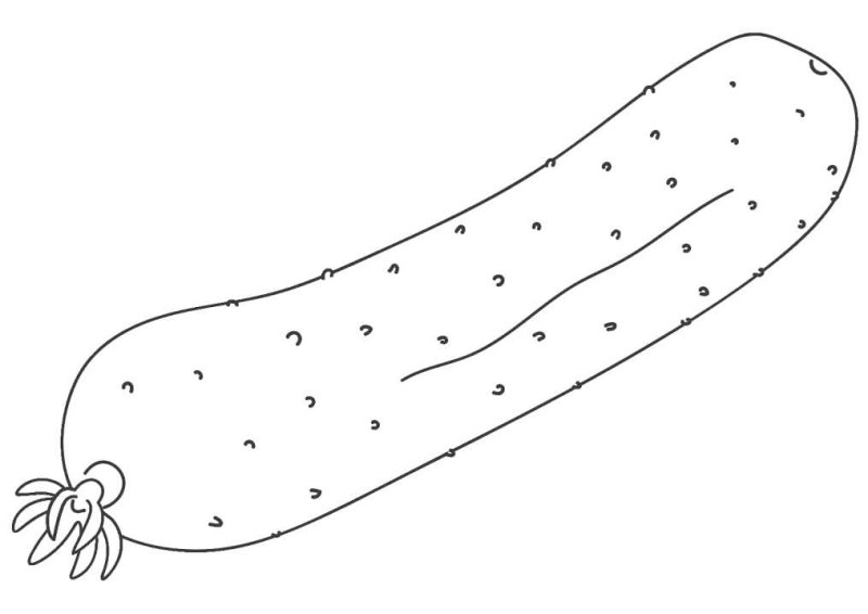 Огурец шаблон