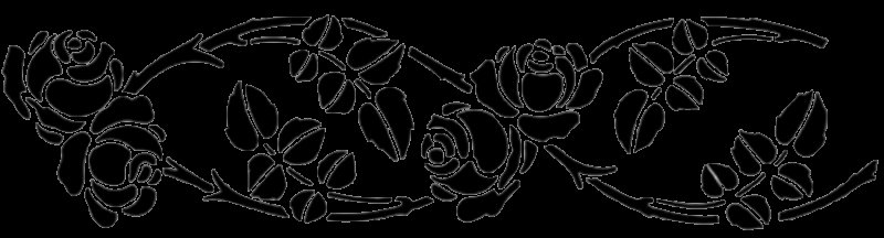 Трафареты цветов для декора