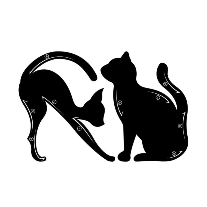 Трафарет для макияжа кошка