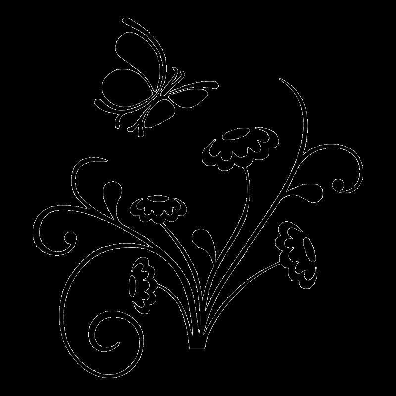 Трафаретные узоры на стены