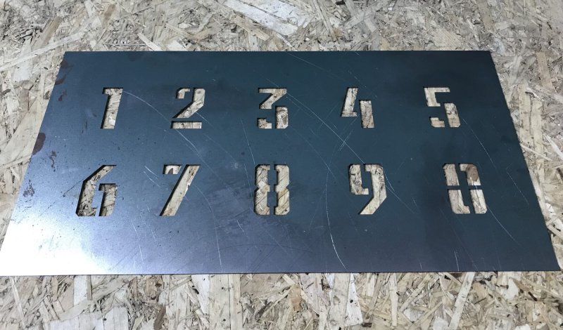 Трафаретные металлические пластины