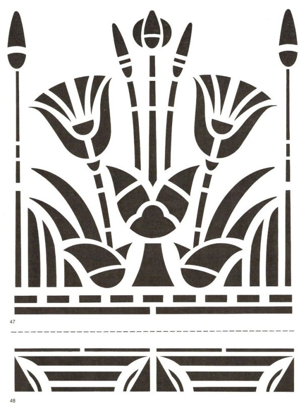 Трафарет Египетский орнамент