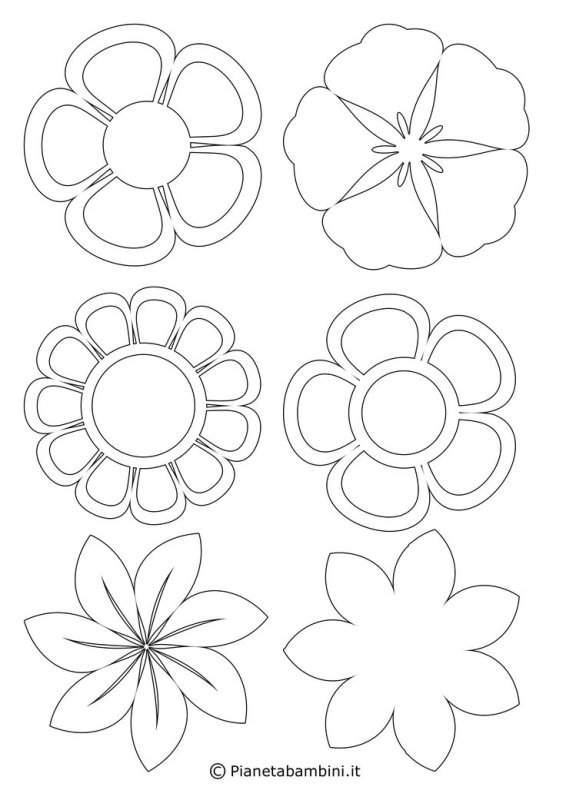 Трафарет "цветы"