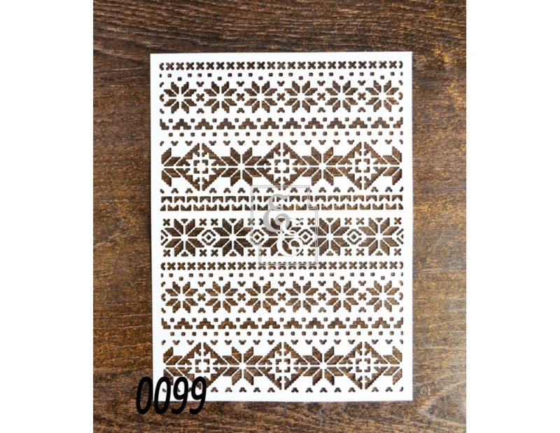 Трафарет по вязанию