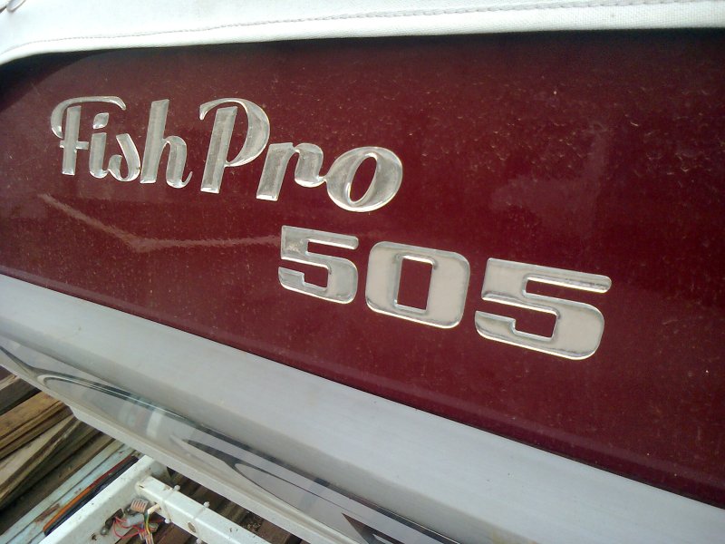 Трафарет номера на лодку