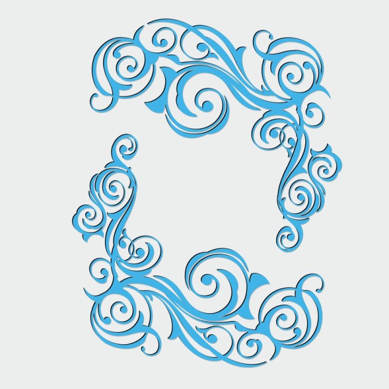 Морозные узоры орнамент