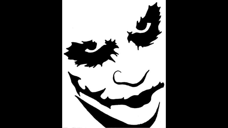 Джокер силуэт