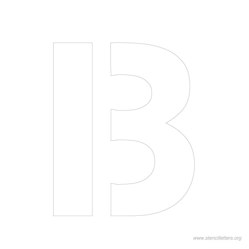 Трафареты букв для покраски