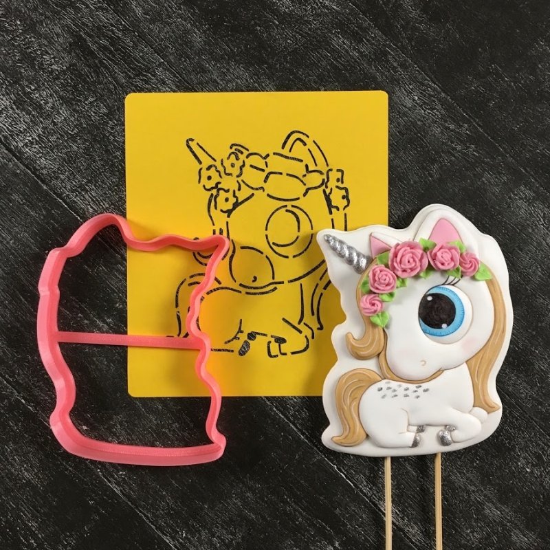 Вырубка Единорог для пряников