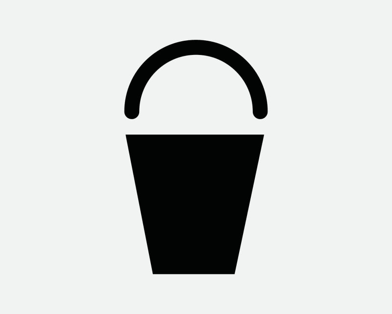 Ведерко трафарет