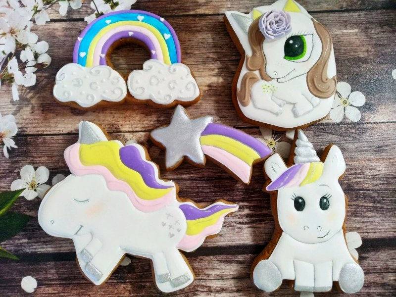 Имбирный пряник Единорожка