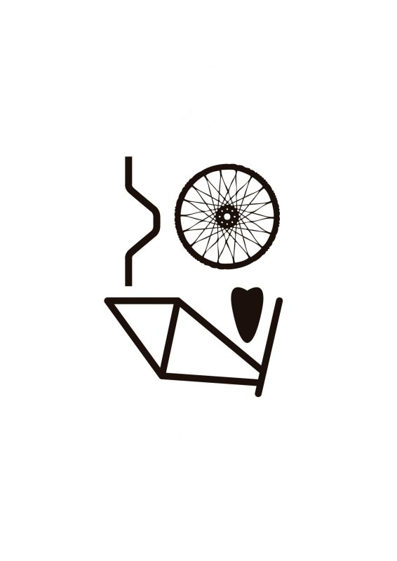 Трафареты для 3d ручки велосипед
