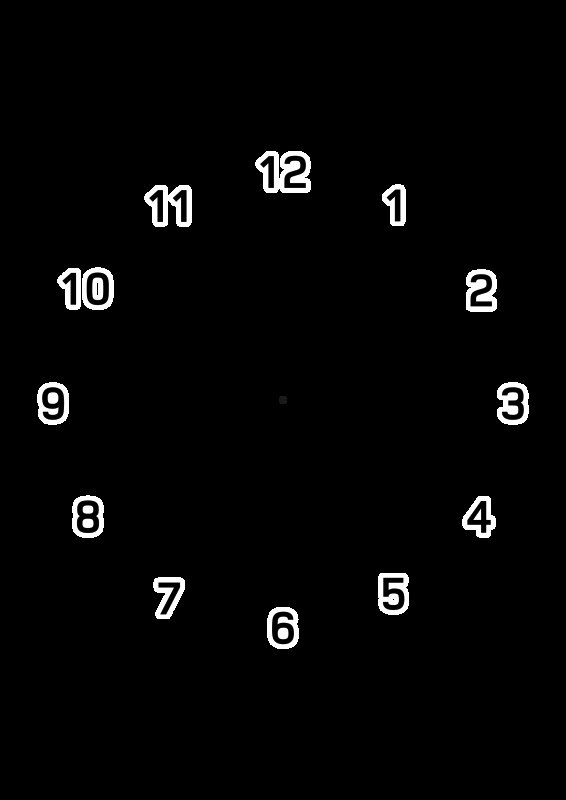 Макет часов