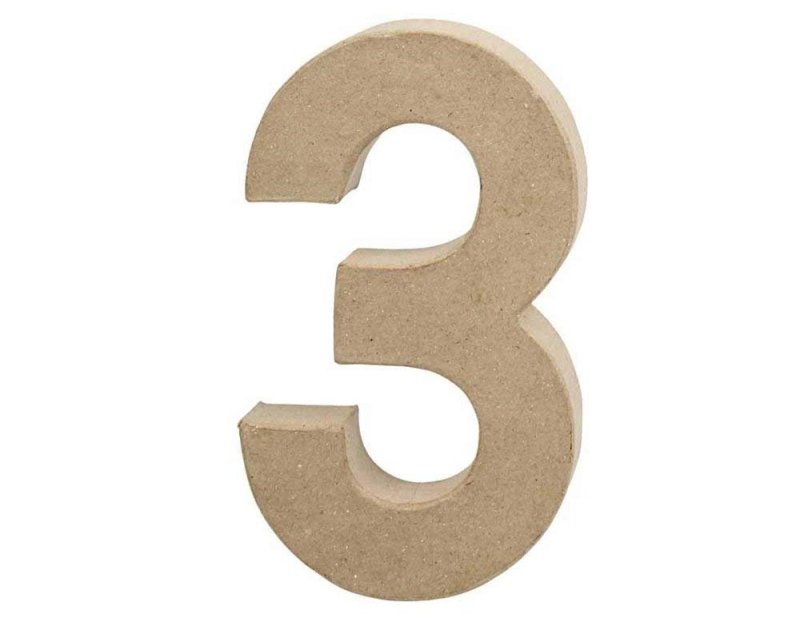 Объемные цифры