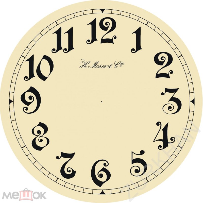 Часы настенные без стрелок