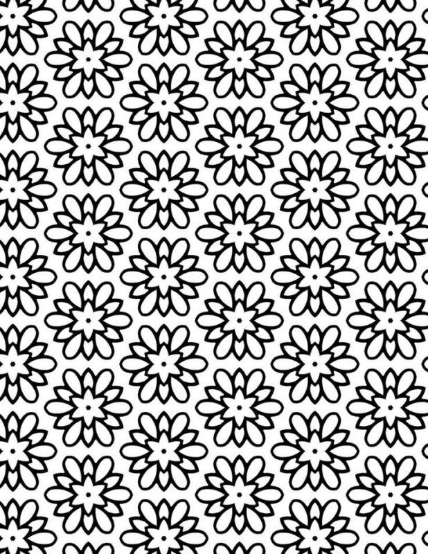 Мелкий цветочный узор