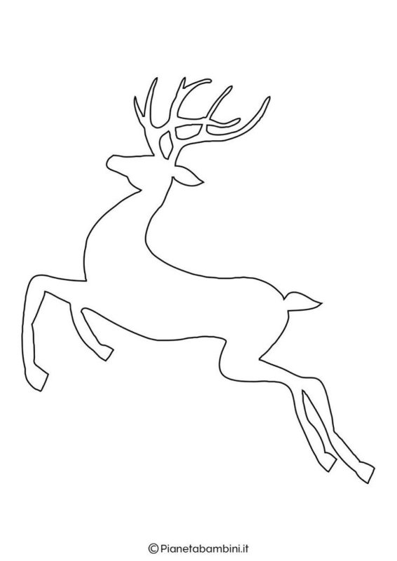 Украшения на окна олень