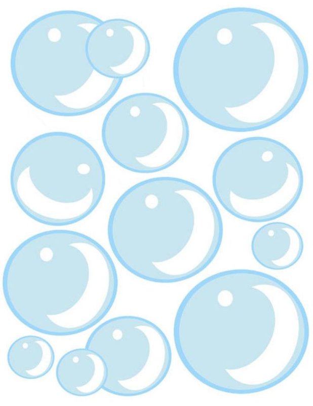 Трафарет пузырьки
