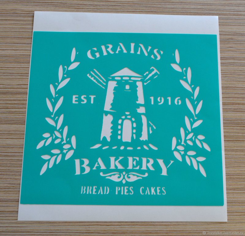 Трафарет Bread хлеб