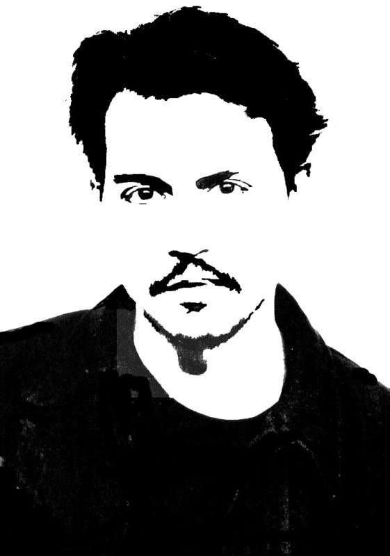 Джонни Депп вектор