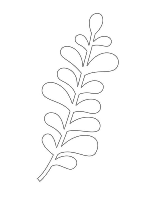 Трафарет ветки