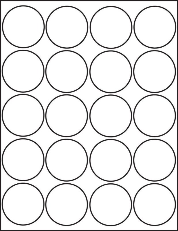 Методика закрашивание кружков бланк