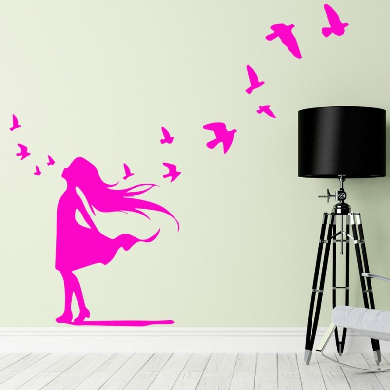 Силуэт на стену