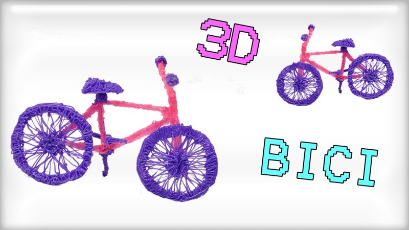 Велосипед из 3d ручки