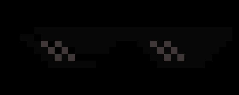 Пиксельные очки MLG