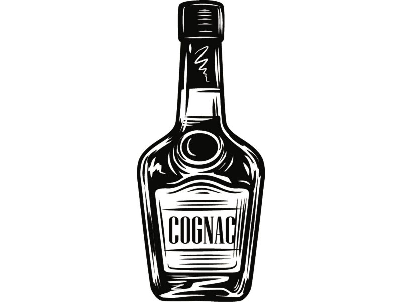 Бутылка алкоголя