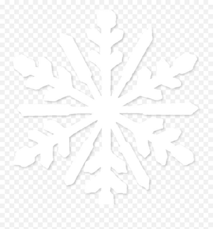 Белые снежинки на прозрачном фоне