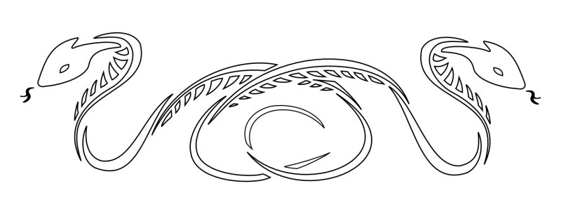 Стилизация змеи